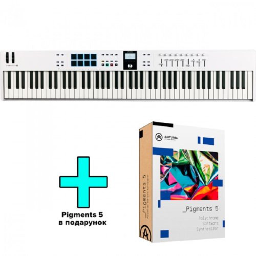 MIDI-клавіатура KeyLab Essential 88 mk3 (White) + Arturia Pigments