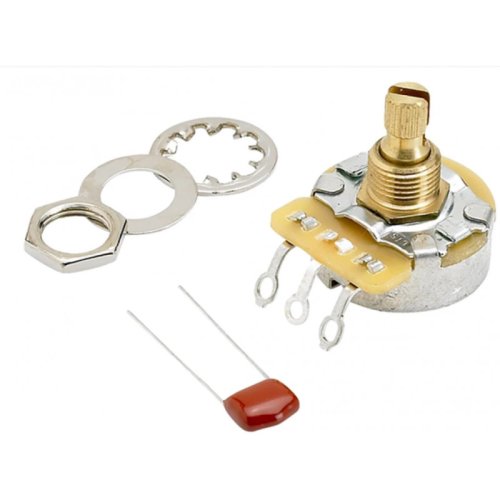 Потенціометр POTENTIOMETER T V NO LOAD 250K SPLIT SHAF