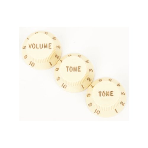Ручка потенциометра STRATOCASTER KNOBS AGED WHITE