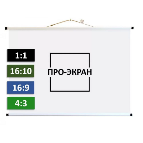 Экран обратной проекции ручной серии