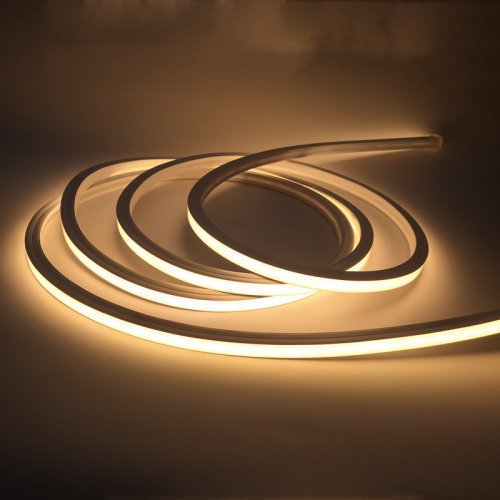 Светодиодный LED гибкий неон 10x10, IP68, 12V, Series "ST", Тепло-Белый, PRO