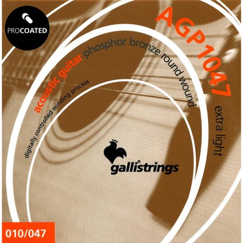 Струни для акустичних гітар AGP1047 EXTRA LIGHT