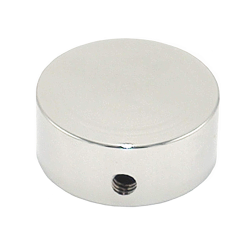 Заглушка металлическая для Круглого силиконового профиля D22 - без отверстия