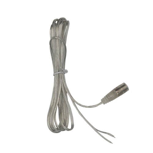 Провод прозрачный с разъемом мама(2х0.5mm; 2М)