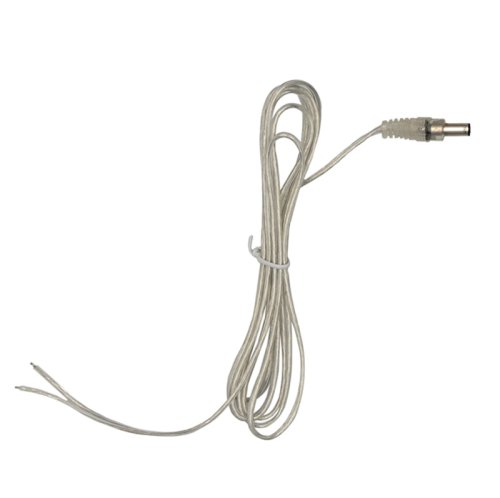 Провод прозрачный с разъемом папа (2х0.5mm; 2М)