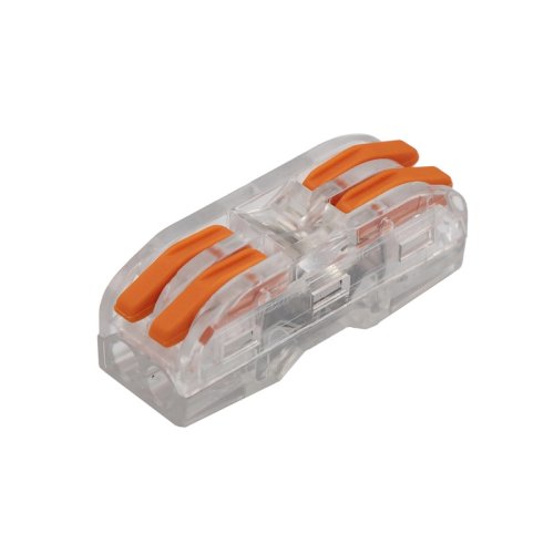 Клема швидкого монтажу прохідна; 2-2;