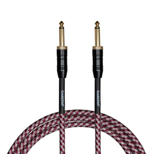 Готовый кабель CCP-G2SRD3 (Professional Line Guitar Cable, Tweed Red, 3 м)