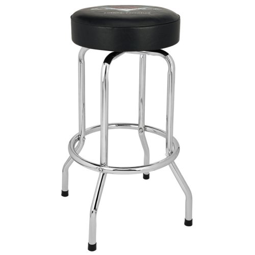 Стул 30" CUSTOM SHOP CHEVRON LOGO BARSTOOL, BLACK/CHROME