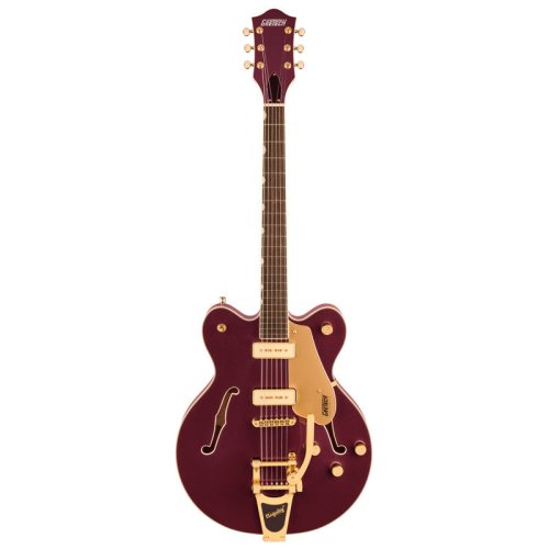 Полуакустическая электрогитара ELECTROMATIC PRISTINE LTD CENTER BLOCK DOUBLE-CUT WITH BIGSBY DARK CHERRY METALLIC