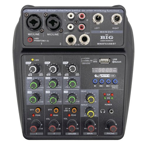 Микшерный пульт MINI5 FX/USB/BT