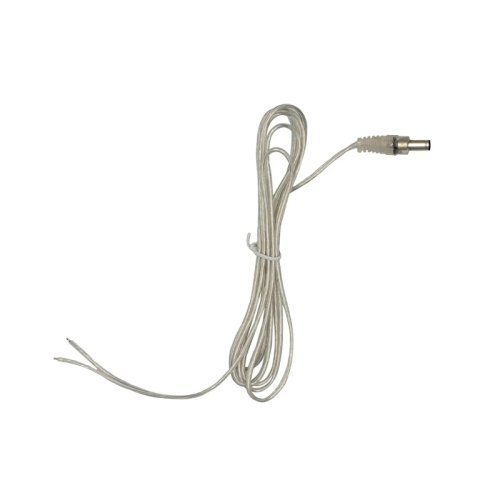 Провод прозрачный с разъемом мама (2х0.5mm; 5.5х2.1; 2М)