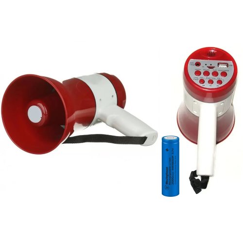 Рупорний гучномовець MEGARAPTOR USB/BT/BATTERY