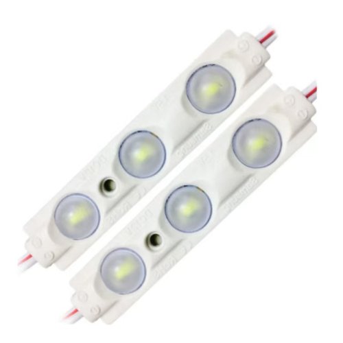 Світлодіодний модуль PROLUM V1, SMD2835, 3LED, 12V, 1W, З линзою, Белый