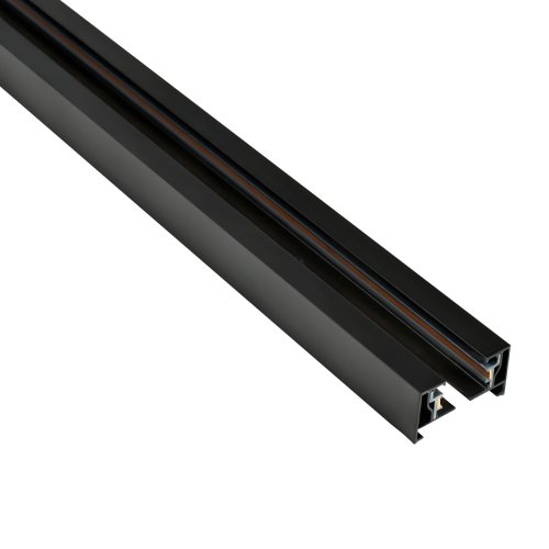 Трековый шинопровод PROLUM™ M27; 220V; Накладной \ Подвесной - P27; Черный 1М