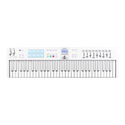 MIDI-клавіатура KeyLab Essential 61 mk3 Alpine White Special Edition