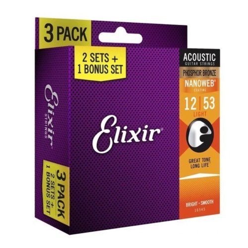 Струны для акустических гитар PB NW L (3 Pk)