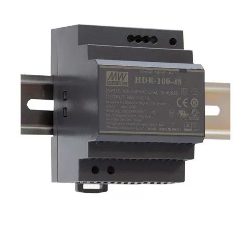 Блок живлення на DIN-рейку Mean Well HDR-100-24N 100,8W; 4.2A; 24V; IP20) Series HDR