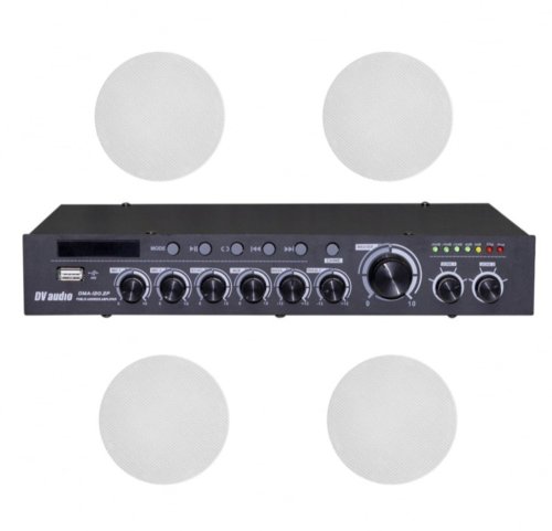 Комплект звуку DMA1204CMG6W для приміщення до 120 м.кв.