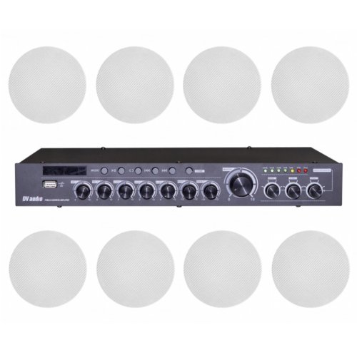 Комплект звуку DMA2408CMG6W для приміщення до 240 м.кв.