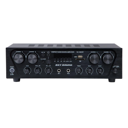 Усилитель мощности SK-480 (4*80W) Усилитель мощности SK-480 (4*80W)