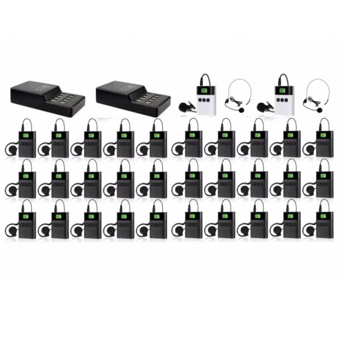 Беспроводная система тур-гид TGD-KIT2T30R2CH16