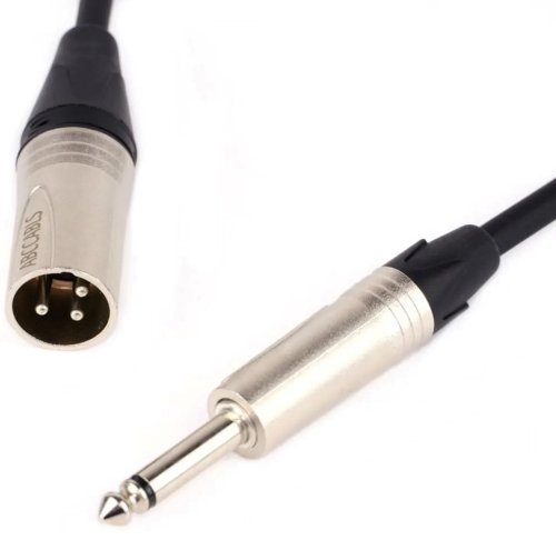 Кабель с коннекторами MA015L1 JackMono-XLR male 1m Кабель с коннекторами MA015L1 JackMono-XLR male 1m