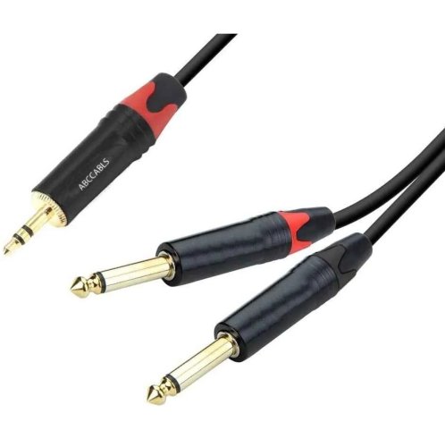 Кабель с коннекторами MA310L2 miniJack-2xJackMono 2m
