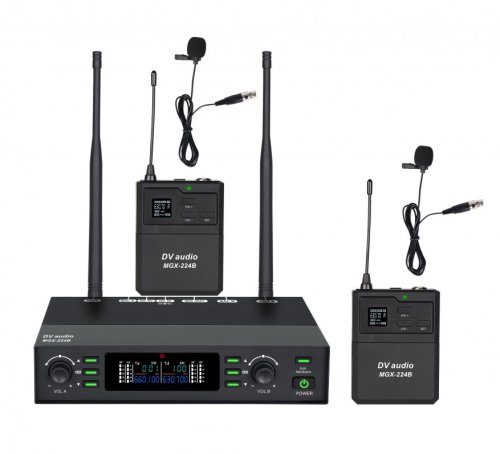 Радіосистема MGX-224B з петличними мікрофонами
Радіосистема MGX-224B з петличними мікрофонами