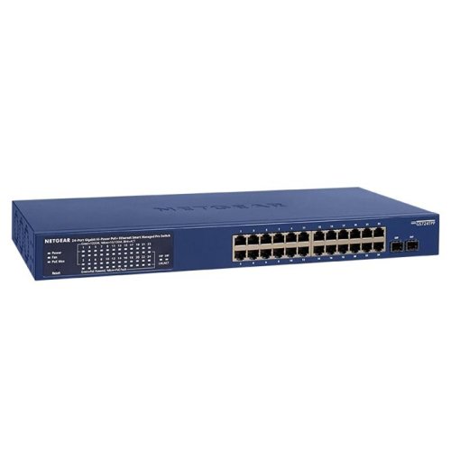 Коммутатор GS724TPP 24xGE PoE, 2xSFP, 380Вт, Управляемый L2