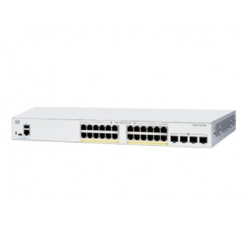 Комутатор Catalyst 1200 24xGE, Full PoE, 4x1G SFP Комутатор Catalyst 1200 24xGE, Full PoE, 4x1G SFP