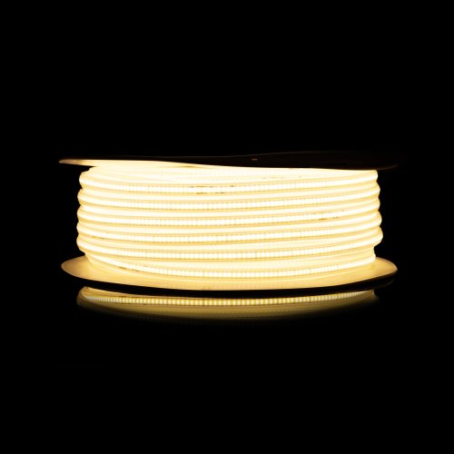 Світлодіодна LED стрічка PROLUM™ СОВ; 280 LED; IP67; 220V; Series "S", Тепло-Білий (2800-3200K) Світлодіодна LED стрічка PROLUM™ СОВ; 280 LED; IP67; 220V; Series "S", Тепло-Білий (2800-3200K)