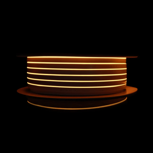 Светодиодный неон PROLUM™ 6x12 , IP68, 220V, Series "SL", PRO, Оранжевый