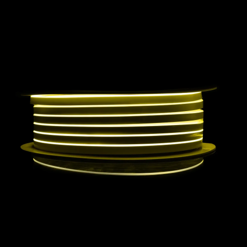 Светодиодный неон PROLUM™ 6x12 , IP68, 220V, Series "SL", PRO, Лимонно-Желтый