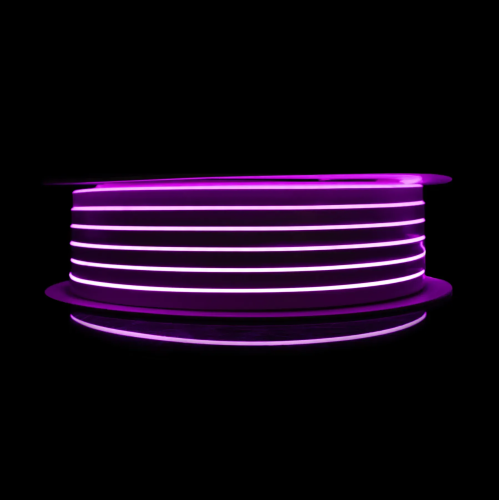 Світлодіодний неон PROLUM™ 6x12 , IP68, 220V, Series "SL", PRO, Фіолетовий