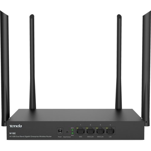Маршрутизатор W18E Hotspot AC1200 4xGE (1xGE WAN, 2xGE LAN/WAN, 1xGE LAN)
