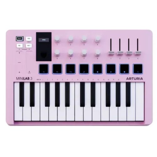 MIDI-клавиатура  MiniLab 3 (Rose Quartz) + Arturia Analog Lab V