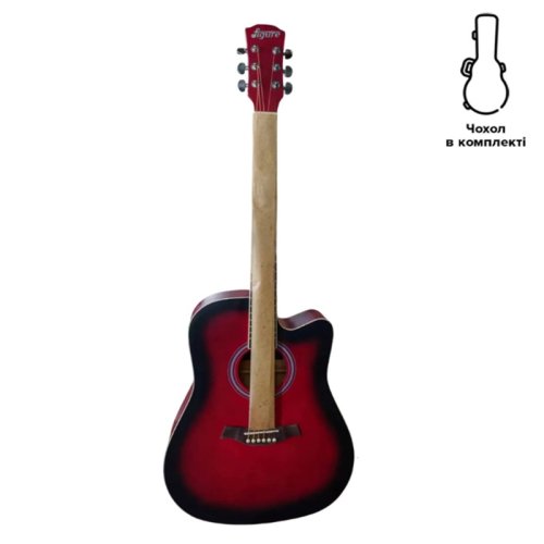 Акустическая гитара 246RB (Matte Red Burst) + чехол