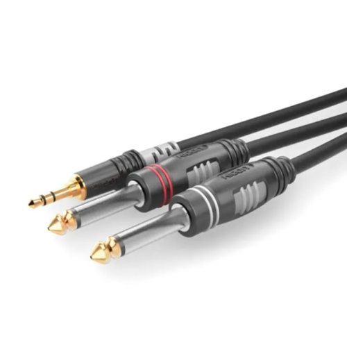 Инструментальный кабель HBA-3S62-0300 Instrument cable | 2 x jack / mini jack, HICON Инструментальный кабель HBA-3S62-0300 Instrument cable | 2 x jack / mini jack, HICON