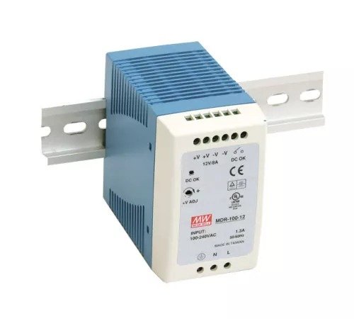 Блок питания на DIN-рейку Mean Well MDR-100-12 90W; 7,5A; 12V; IP20) Series MDR