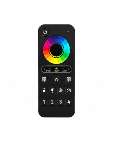 Пульт управління PROLUM 4-Zone; RGB+CCT; Wi-Fi; TUYA; TOUCH; Чорний; Series: HomeLink Пульт управління PROLUM 4-Zone; RGB+CCT; Wi-Fi; TUYA; TOUCH; Чорний; Series: HomeLink