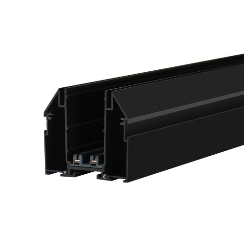 Магнітний трековий шинопровід PROLUM™ M25; 220V; для натяжної стелі - P26; Чорний 2M Магнітний трековий шинопровід PROLUM™ M25; 220V; для натяжної стелі - P26; Чорний 2M