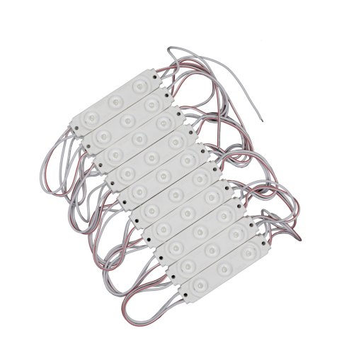 Світлодіодний модуль PROLUM V2, SMD2835, 3LED, 12V, 1W, З лінзою, Білий