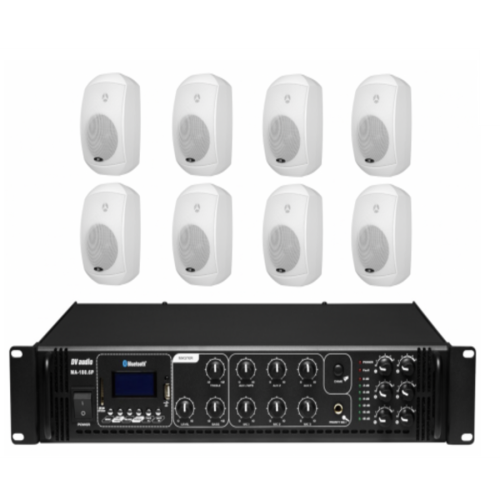 Комплект звуку MA-180+8хMS-6.2TW для приміщення до 320 м.кв Комплект звуку MA-180+8хMS-6.2TW для приміщення до 320 м.кв