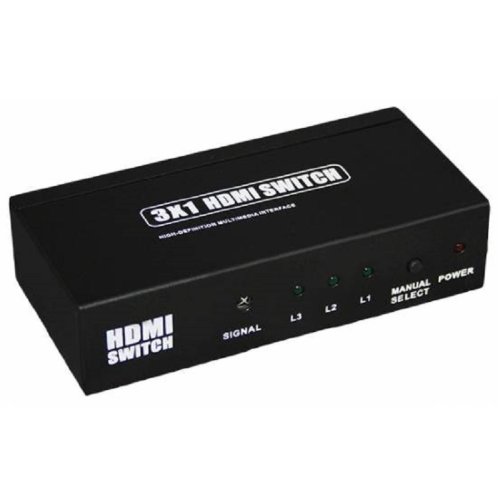 Коммутатор GOLDKABEL HDMI Switch 3-inputs Коммутатор GOLDKABEL HDMI Switch 3-inputs