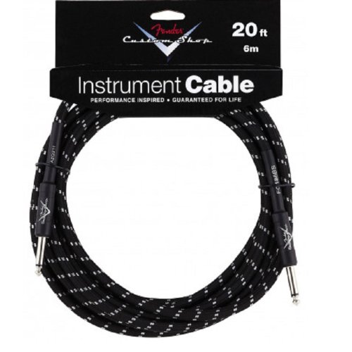 Инструментальный кабель CUSTOM SHOP 6' BLACK TWEED CABLE BOWL OF 20