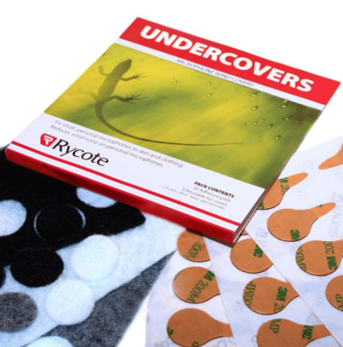 Наклейки для петличних мікрофонів Undercovers - Black