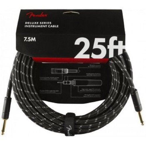 Инструментальный кабель CABLE DELUXE SERIES 25' BLACK TWEED