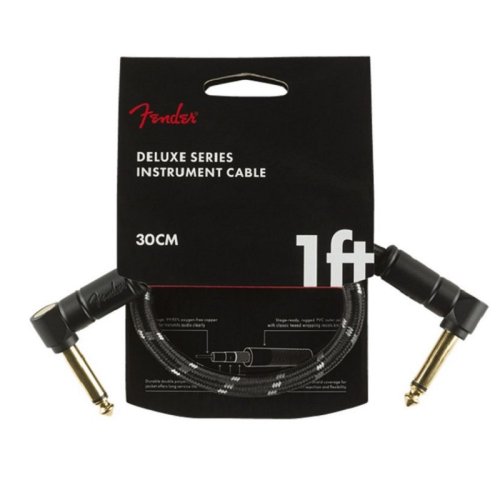 Інструментальний кабель CABLE DELUXE SERIES 1' BLACK TWEED