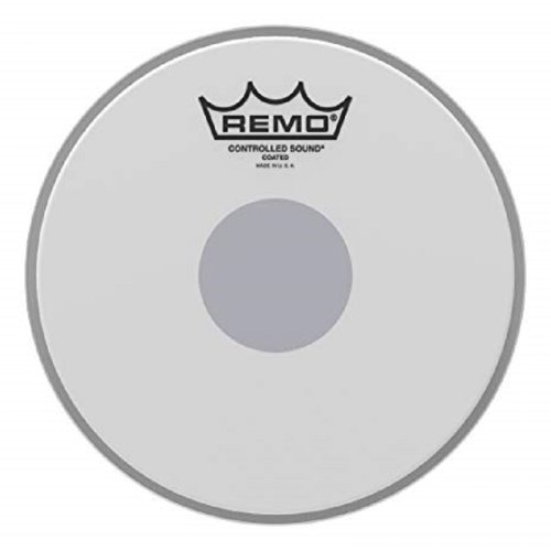 Пластик для барабана CONTROLLED SOUND®, Coated, 12 Diameter, BLACK DOT™ On Bottom, Batter