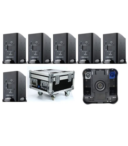 Набор LED прожекторов PR-D050Wifi Battery Par 4 RGBWA+UV+Charging F.case REMOTE+WIRELESS